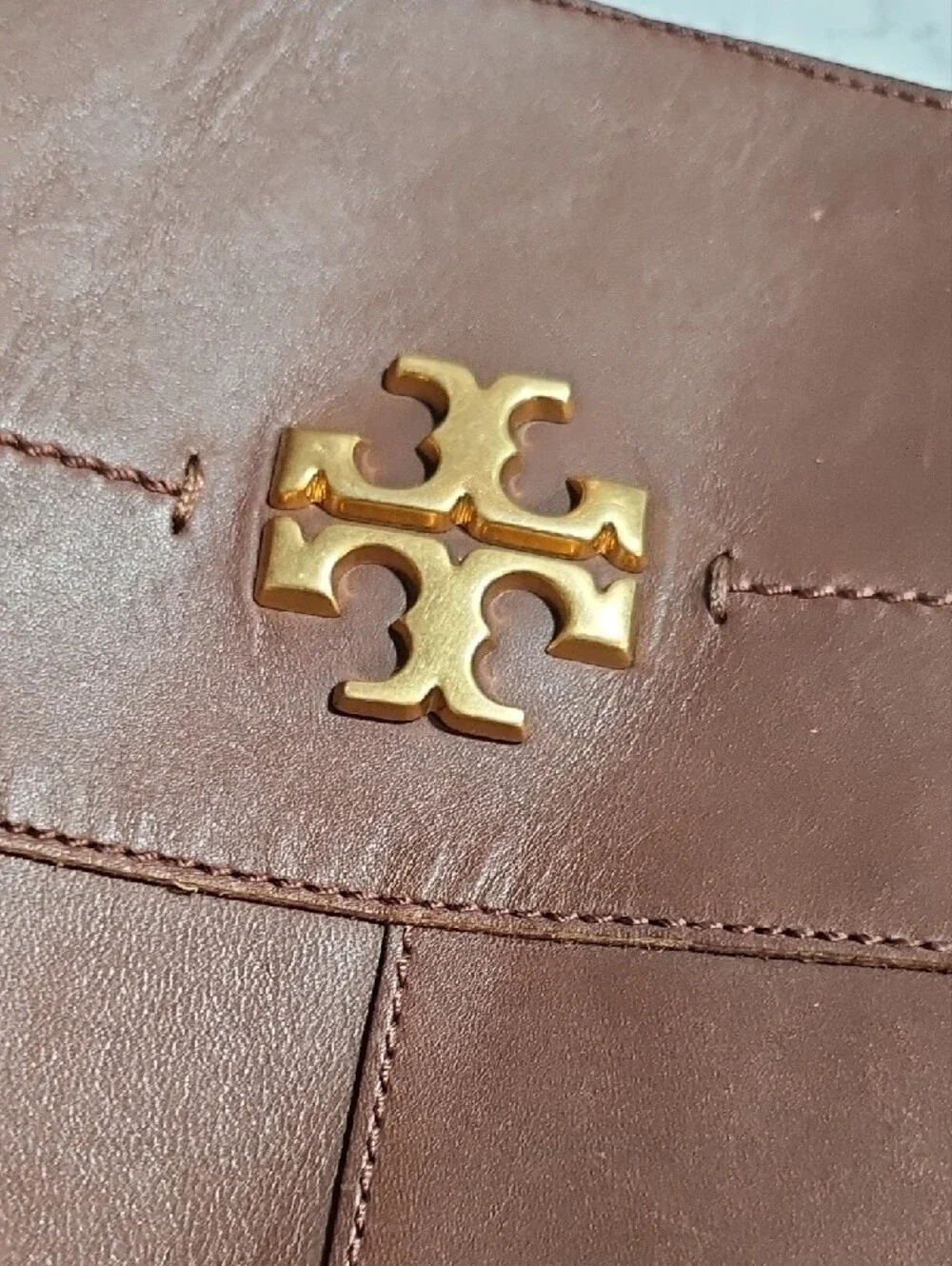 Tory Burch Chocolate Brown Over-the-Knee Leather Boots